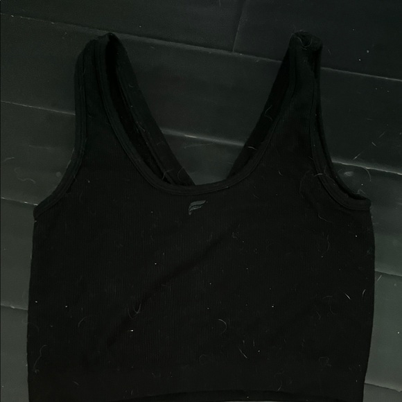 Fabletics Black Crop Top - Picture 2 of 3